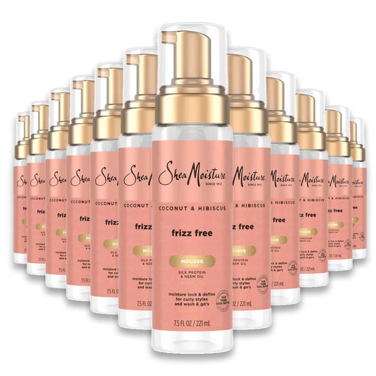 SheaMoisture Frizz-Free Curl Mousse - 7.5oz - 12 Pack