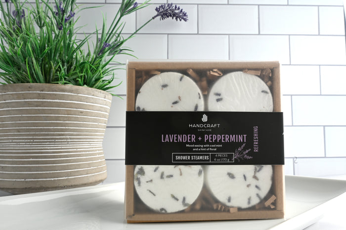 Shower Steamer 4 Pack - Lavender + Peppermint