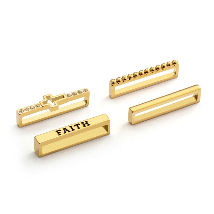 Smart Watch Cross Charms 4pc set - 21mm
