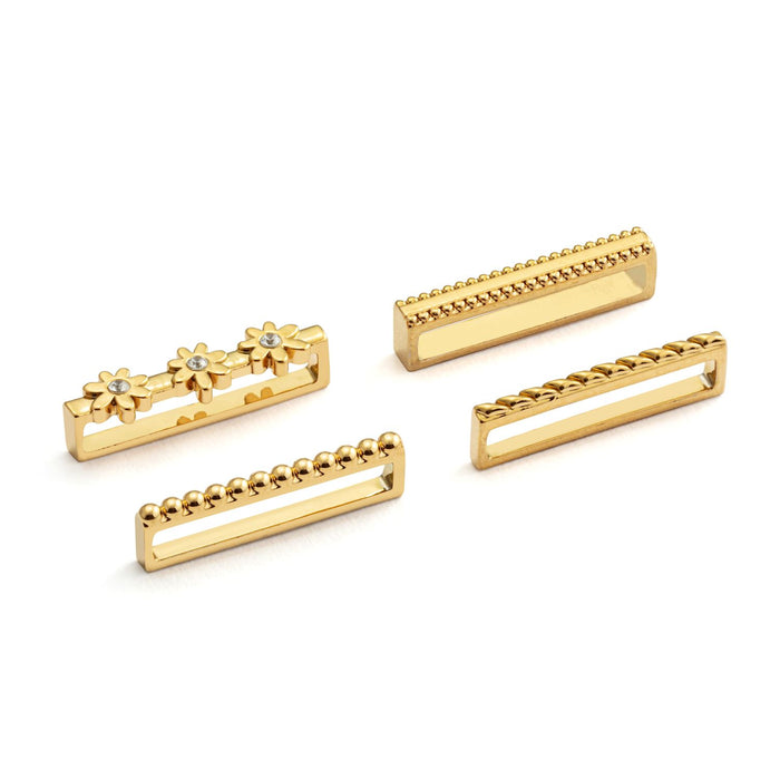 Smart Watch Daisy Charms 4pc set - 21mm
