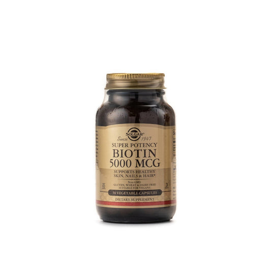 Solgar Biotin 5,000mcg 50 Capsules