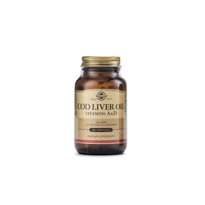 Solgar Cod Liver Oil 100 Softgels