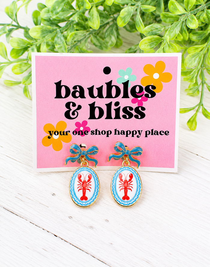 Southern Charm Crawfish Earrings