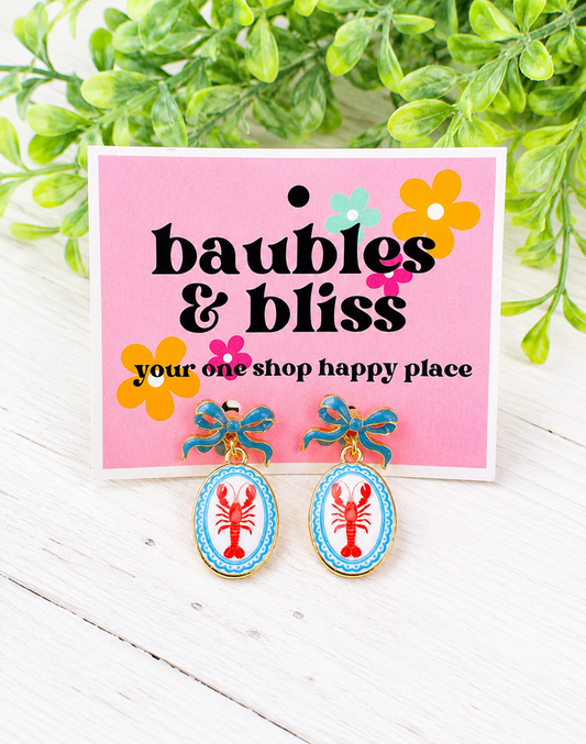Southern Charm Crawfish Earrings