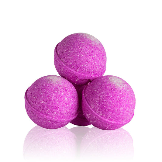 Natural, handmade bath bomb. Made on Vancouver Island in BC, Canada.