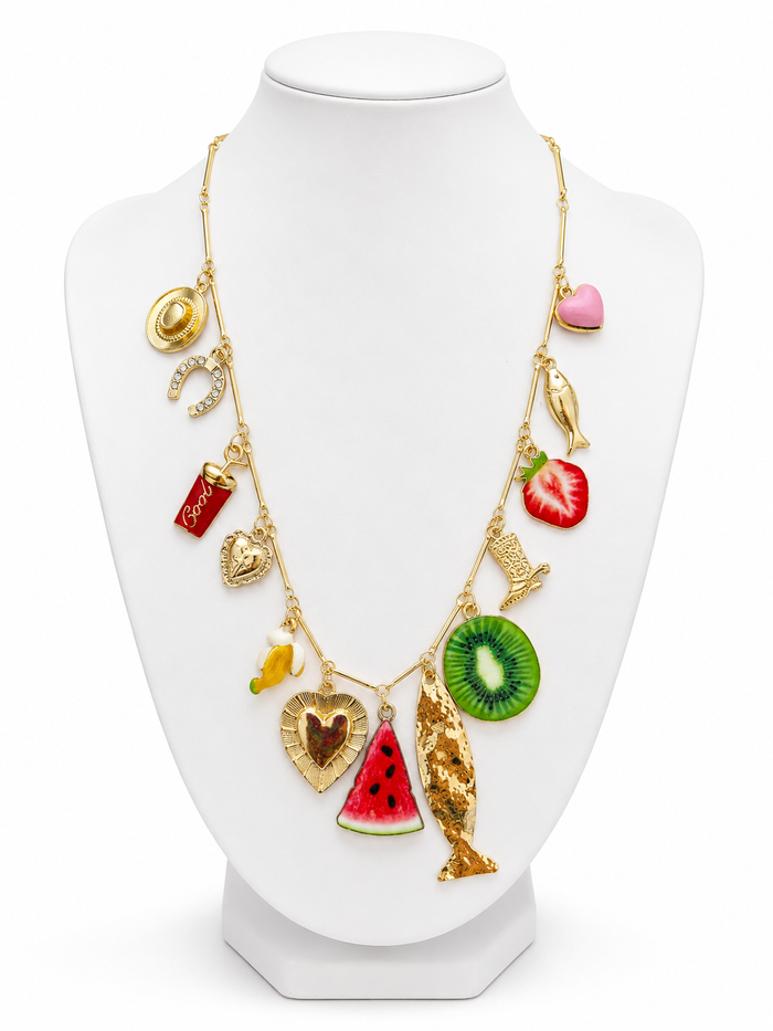 Summer Market Charm Necklace