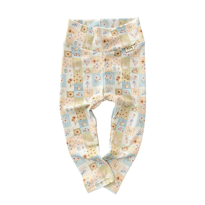 Sunflower Patchwork Ribbed Lounge Set