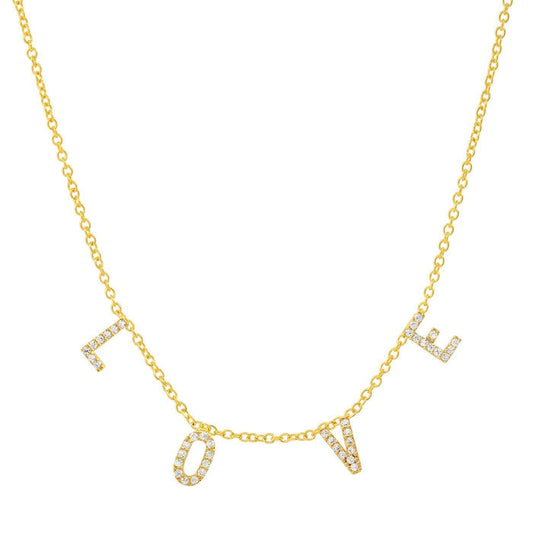 Tai Pave Love Necklace