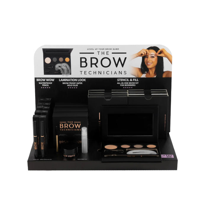 The Brow Technicians Display Stand - Empty