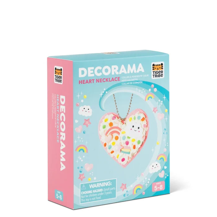 Tiger Tribe Decorama DIY Heart Necklace Kit