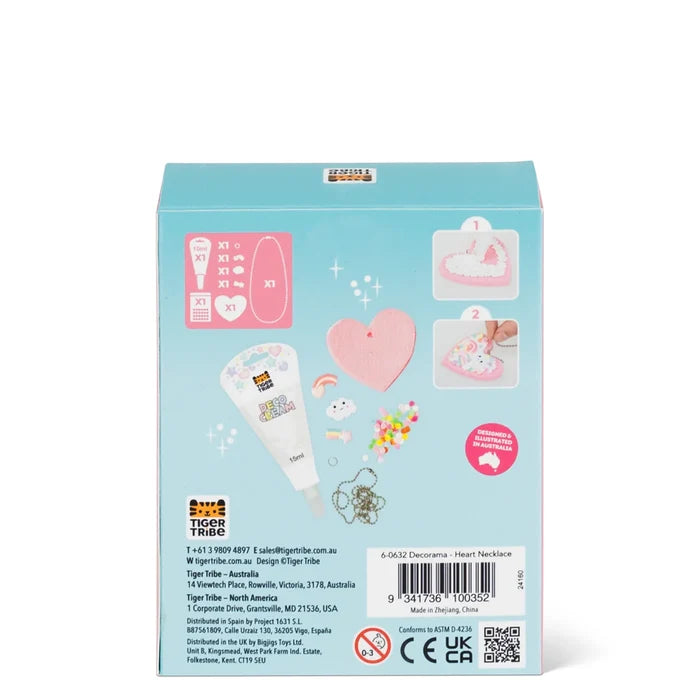 Tiger Tribe Decorama DIY Heart Necklace Kit