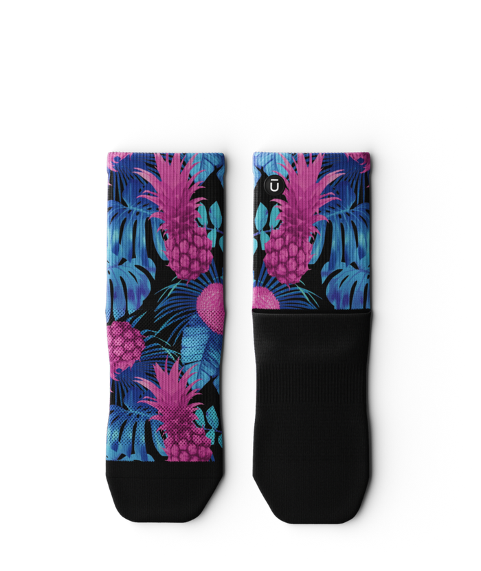 Tropic Like It's Hot Athletic Quarter Socks