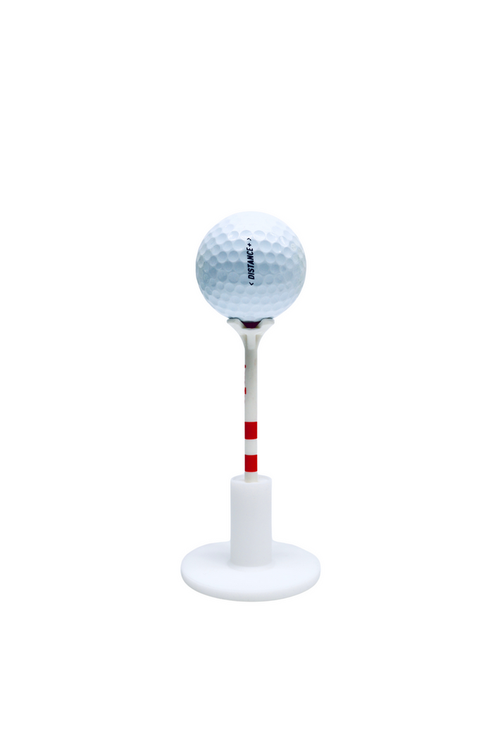 Unbreakable Power Golf Tee for Long Distance – Less Fade & Draw | Built to Last | USGA Approved & Patented - WHITE