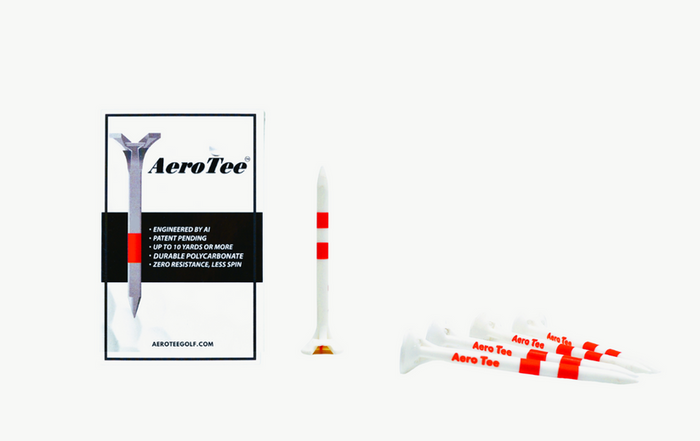 Unbreakable Power Golf Tee for Long Distance – Less Fade & Draw | Built to Last | USGA Approved & Patented - WHITE