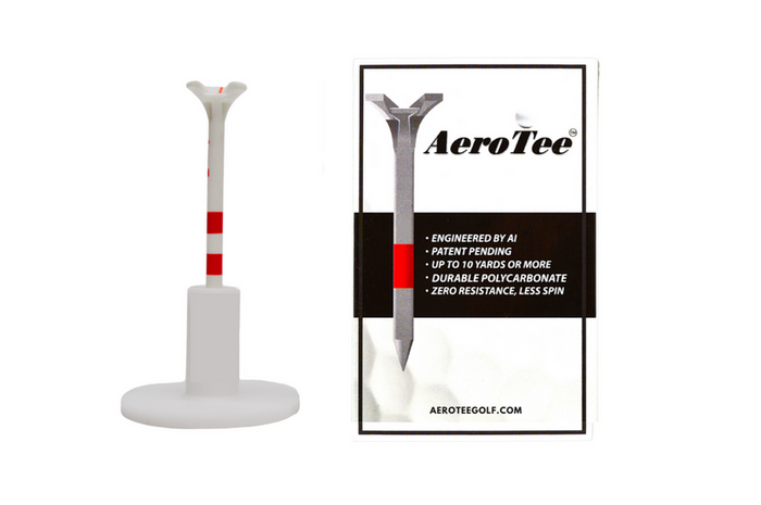 Unbreakable Power Golf Tee for Long Distance – Less Fade & Draw | Built to Last | USGA Approved & Patented - WHITE