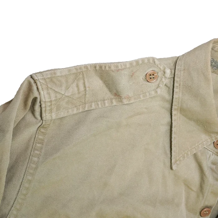 US Army Khaki Long Sleeve Service Dress Shirt - Small - US Army Surplus - Service Shirts