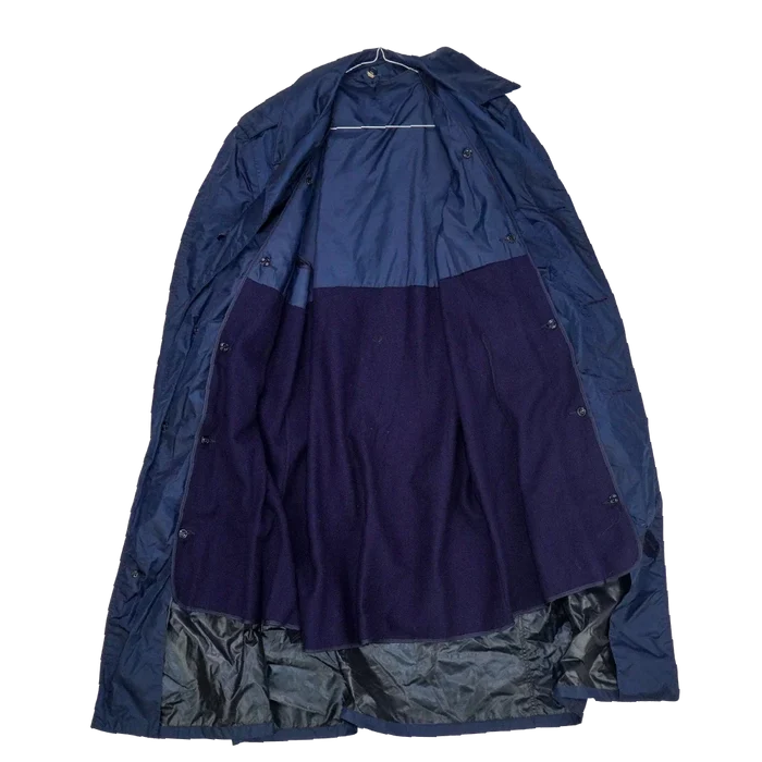 USGI Blue Lightweight Raincoat w/ Liner - 38R, Medium - US Army Surplus - Rain Jackets