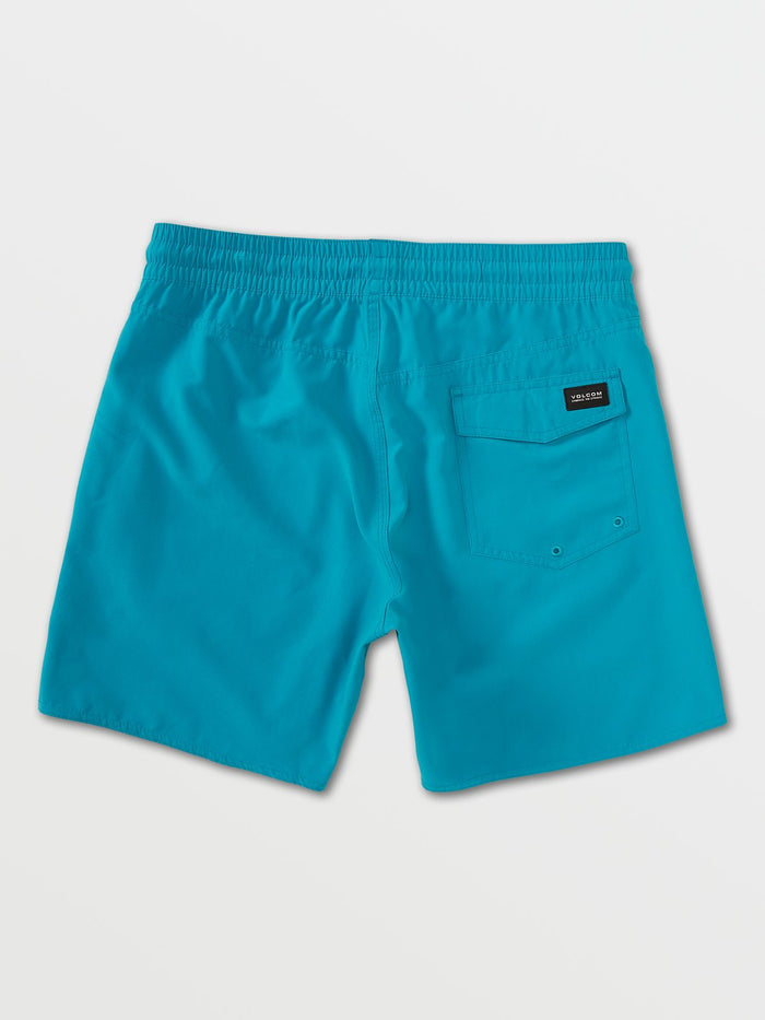 Volcom Lido Solid Mens Trunk 16" - Barrier Reef Teal Mens Boardshorts