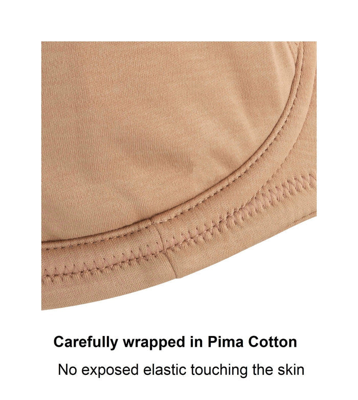 Warm Golden Underwired Silk and Organic Cotton Full Cup Bra with removable paddings, view 6 – Juliemay Lingerie