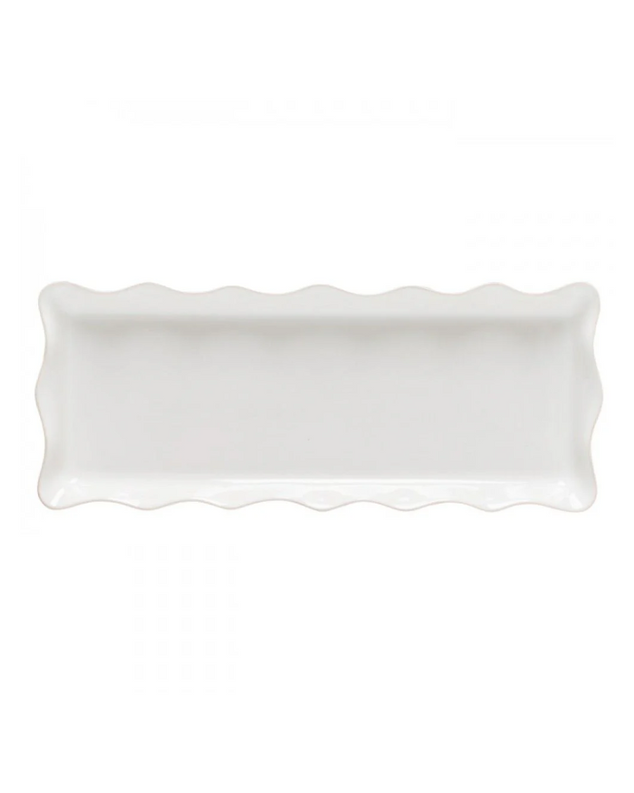 White Pearl Rectangle Tray