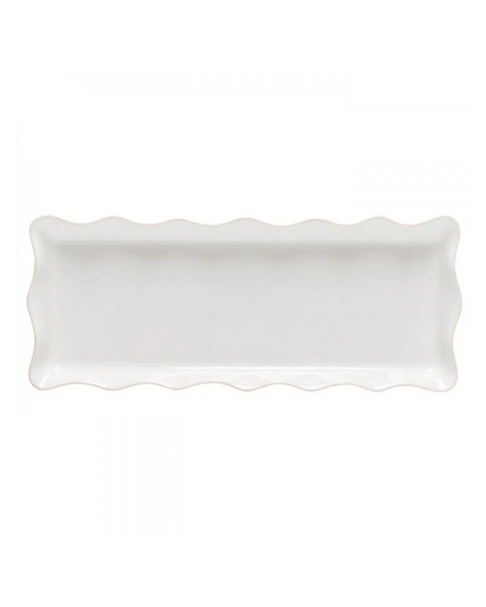 White Pearl Rectangle Tray