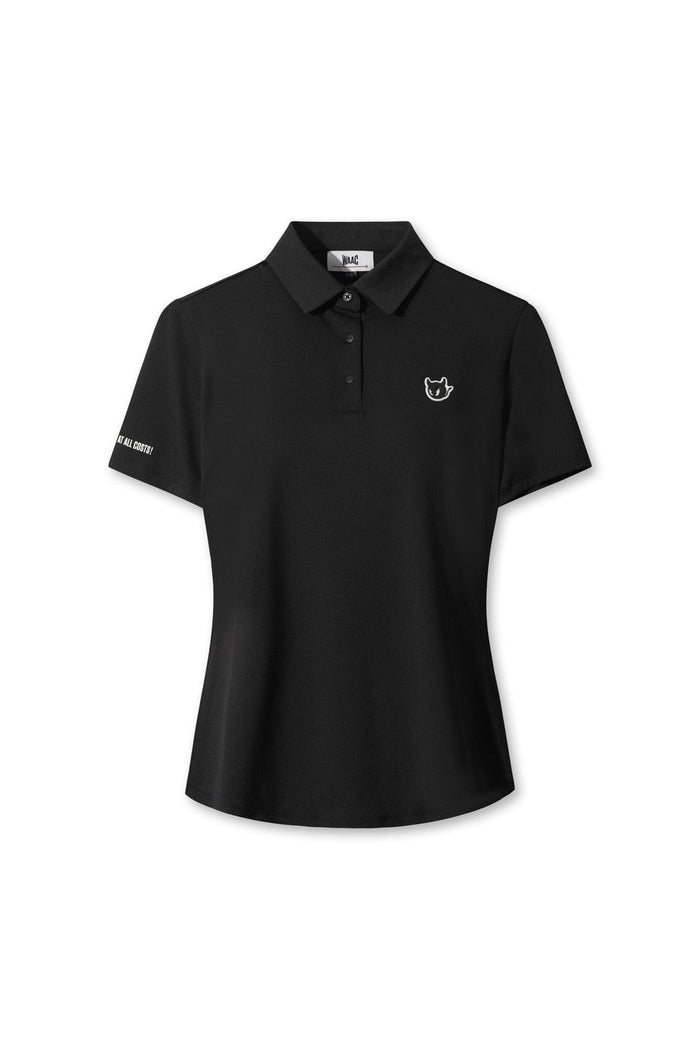 Women's Athletic Essential WAACKY Polo BLACK