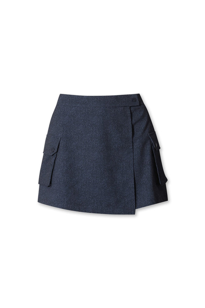 Women's Cargo Wrap Shorts NAVY