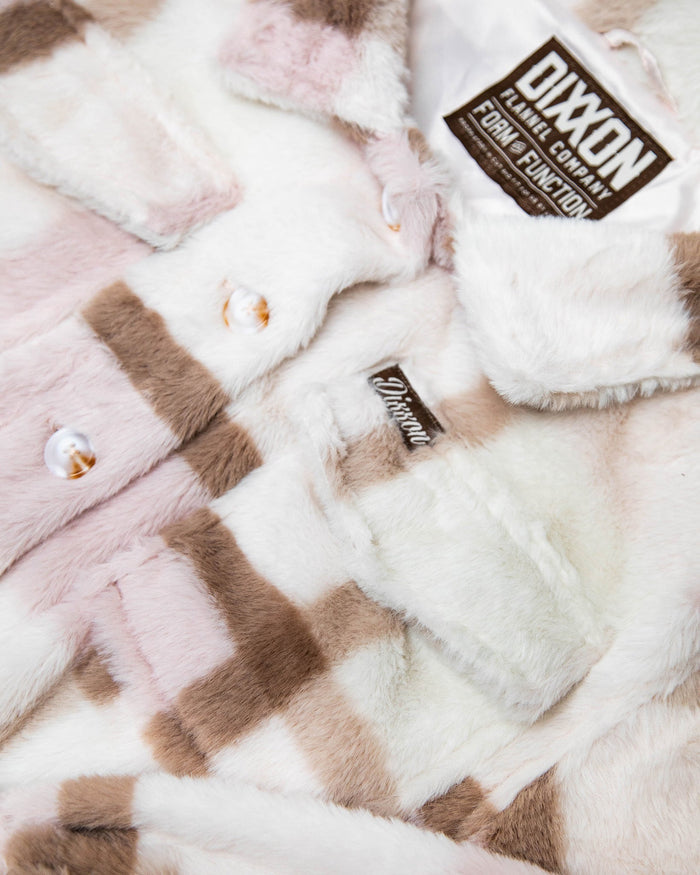 Women's Cropped Shacket - Dusty Rose - Dixxon Flannel Co.