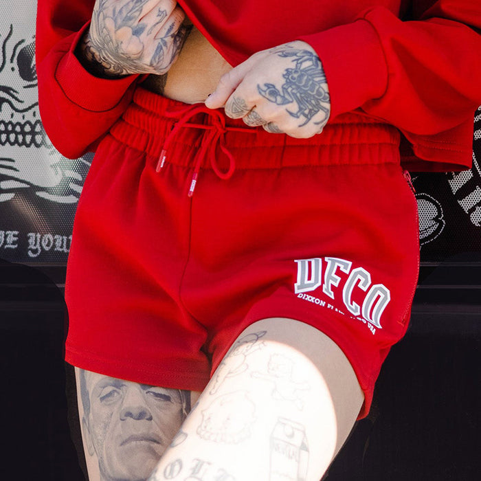 Women's DFCO Sweatshorts - Red