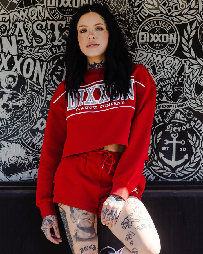 Women's DFCO Sweatshorts - Red