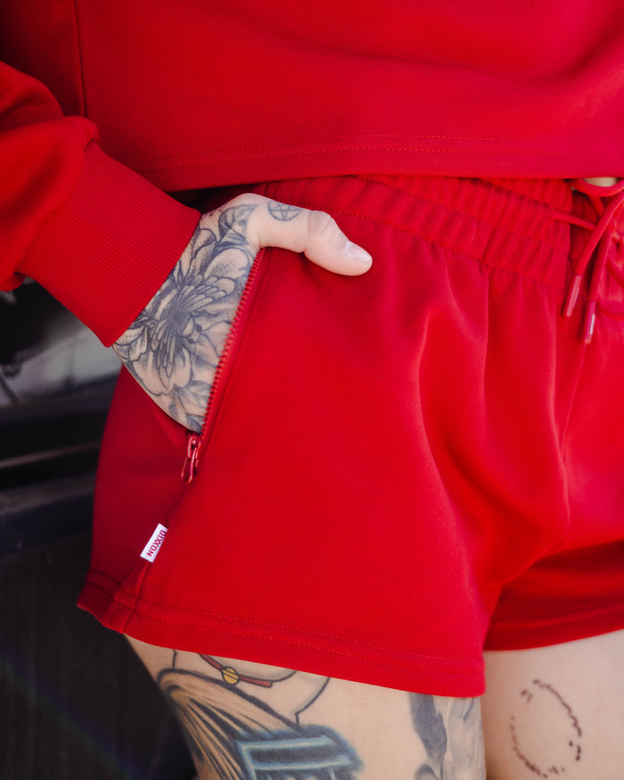 Women's DFCO Sweatshorts - Red