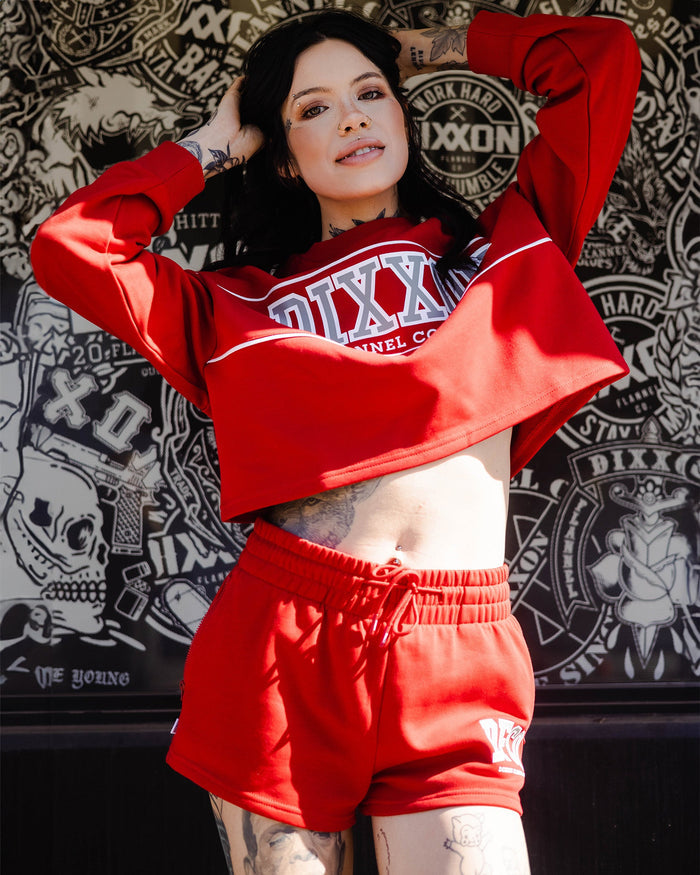Women's DFCO Sweatshorts - Red