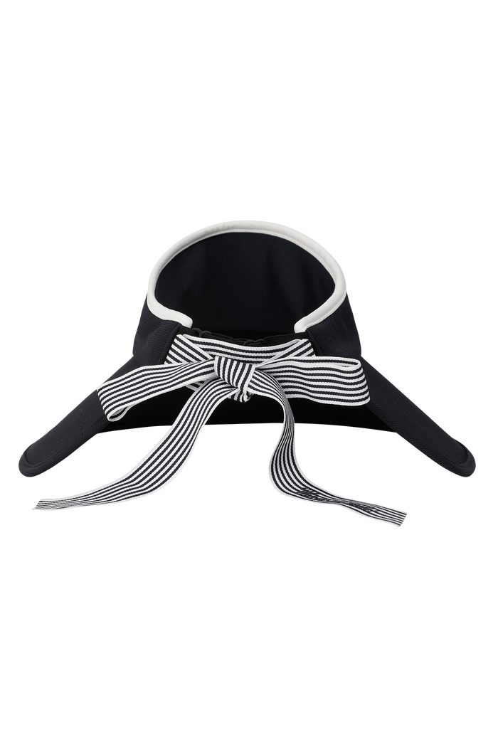 Women's Ribbon Floppy Visor Navy