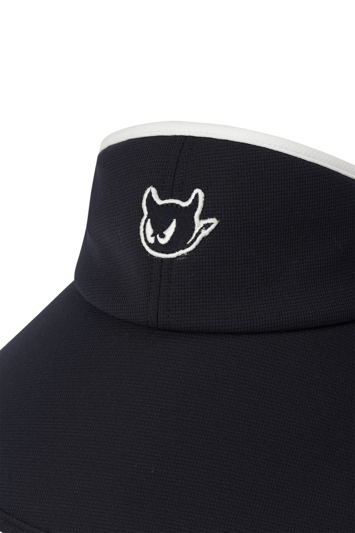 Women's Ribbon Floppy Visor Navy