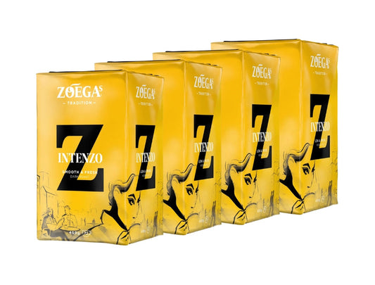 Zoégas Intenzo Ground Coffee 3 × 450g (3 × 15.87 oz) – Premium Swedish Dark Roast 100% High-Grown Arabica Coffee (Kopia)